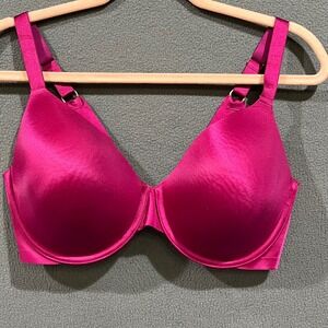 Ambrielle Back Smoothing Full Coverage Underwire Bra Magenta Pink 40D 179-5114